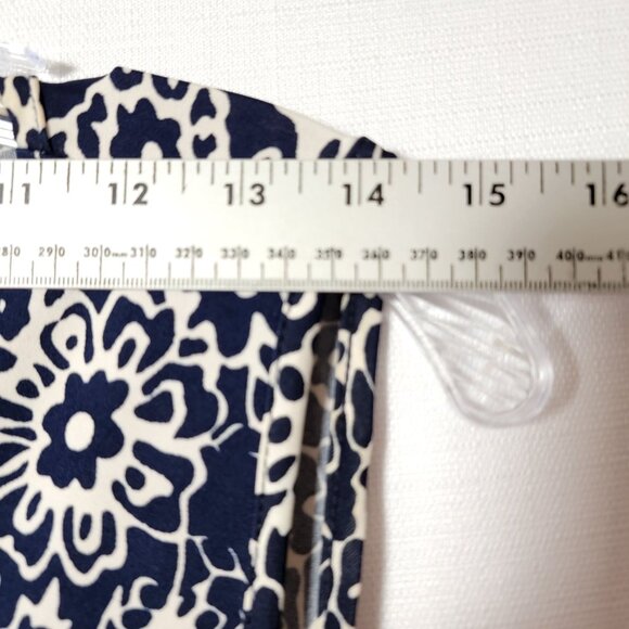 LEL Long Elegant Legs Womens Dress Sz M Ruched Waist Sleeveless Black White USA - Picture 7 of 12